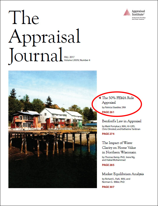 The Appraisal Journal Article Cover